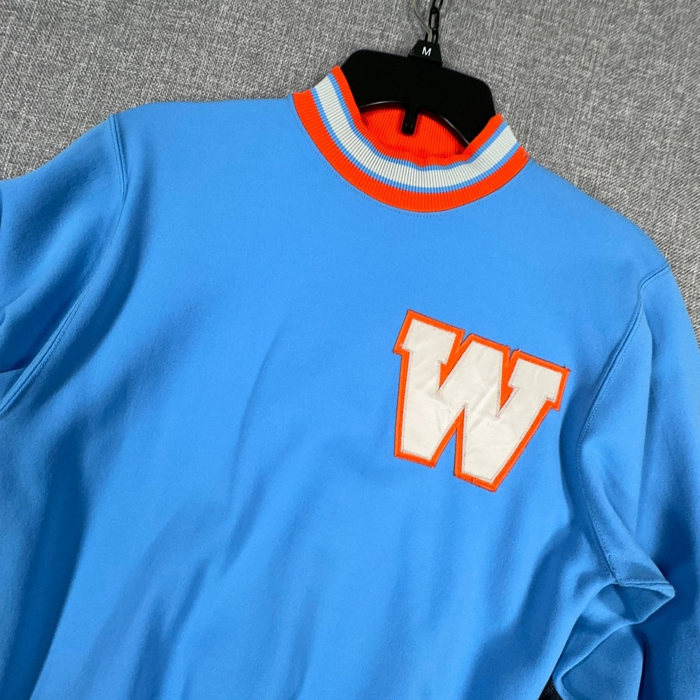 Vintage Russell Athletic School Varsity Sweatshirt Womens S Letter W Patch USA